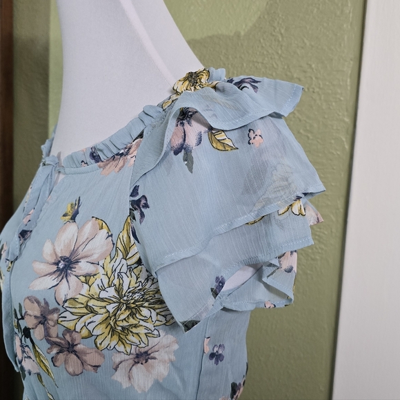 💙 Floral Print Dress - Picture 4 of 10